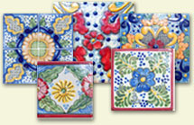 Mexican Kitchen Design on Talavera Tiles  Hand Painted Tile For Kitchen  Bath   Garden