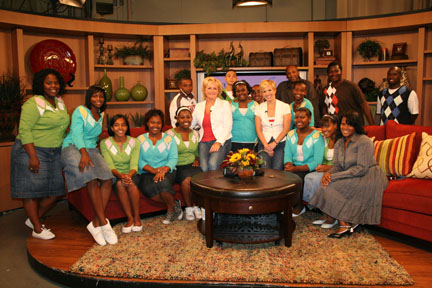 Pastor Tamara Bennett, members and friends